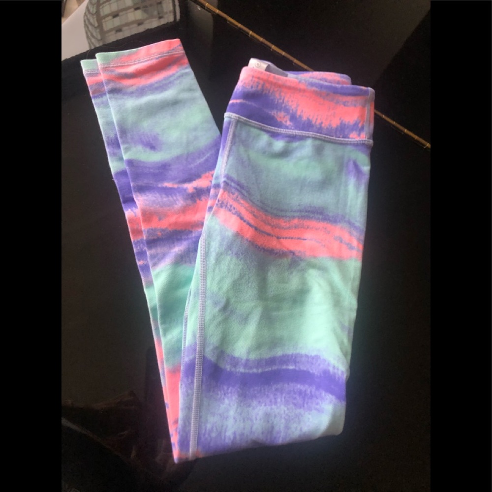 Ivivva fun, colorful workout Lycra leggings